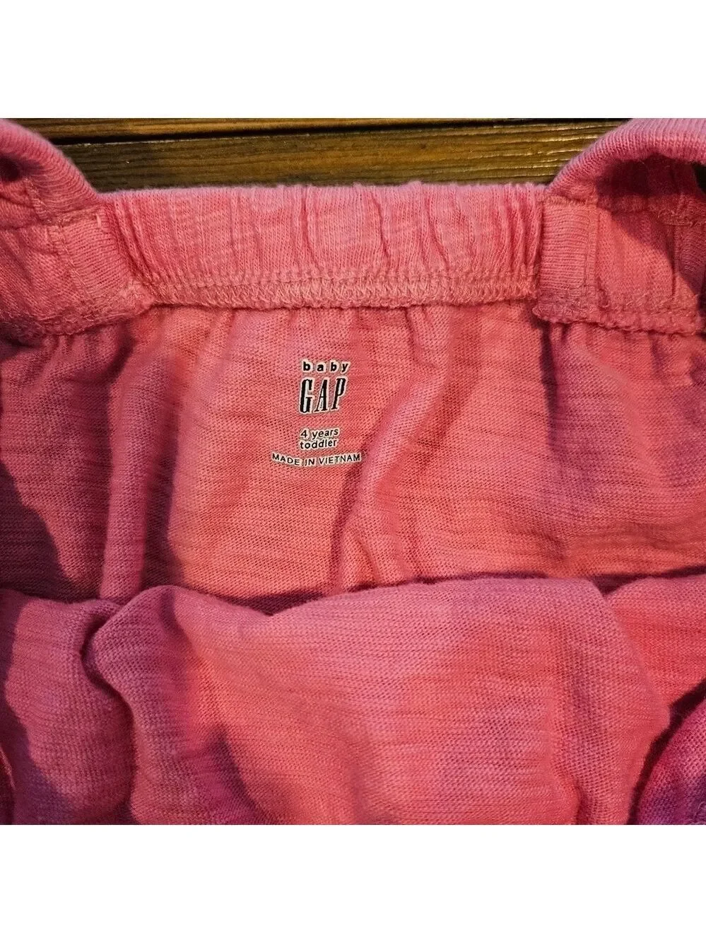GAP GIRL'S FLUTTER SOFT KNIT PINK TANK DRESS SIZE 4